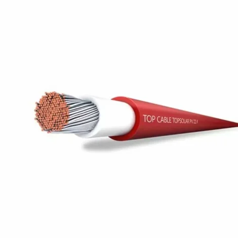Rola cablu panouri solare Top Cable 5601004.RR100, 1 x 4 mmp, rosu, 100 m, PV H1Z2Z2-K, 1500V - imagine 2