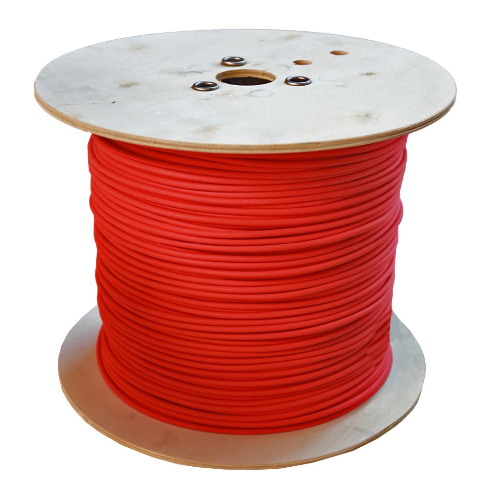 Tambur 500 m cablu panouri solare KBE Solar 730600015060QURT, 1 x 6 mmÂ², rosu, EN 50618 H1Z2Z2-K, IEC 62930, 1500 V