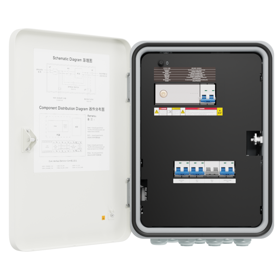 Sistem trifazat de back-up Huawei SMART-GUARD-63A-T0, pentru sisteme fotovoltaice, 63 A
