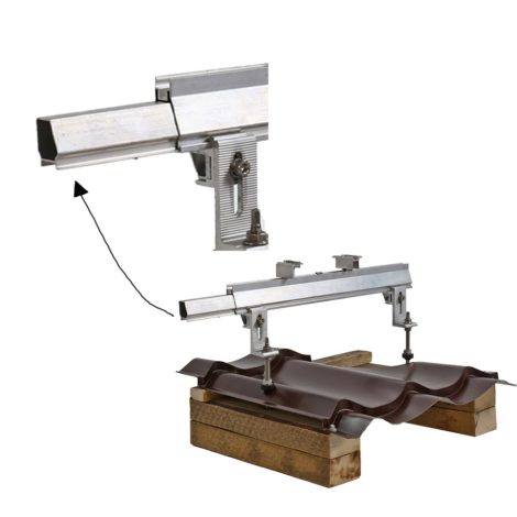 Element interior de prelungire Zonetec ZS-02 pentru sina din aluminiu ZS-01-2220, 150 mm - imagine 2