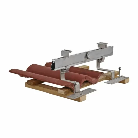 Ancora cu consola Zonetec ZS-10PLUS fixare sina pe tigla ceramica, 4 suruburi pentru lemn 6.3x80mm - imagine 3