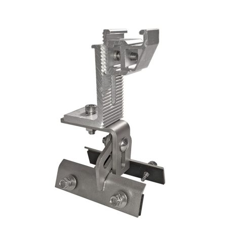 Suport reglabil in doua puncte pentru sina trapezoidala Zonetec ZS-13PLUS, garnituri EPDM, suruburi autoforante pentru tabla, suport L - imagine 3