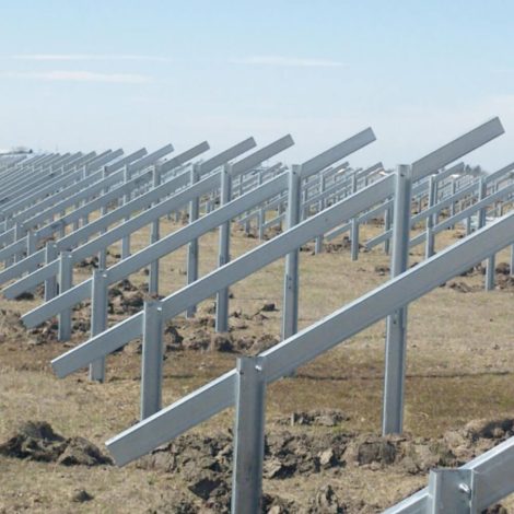 Structura de fixare la sol 24 panouri fotovoltaice Zonetec Solar ZS_MASA_PV_24 montaj vertical pe 2 randuri, insertie 1500 mm - imagine 3