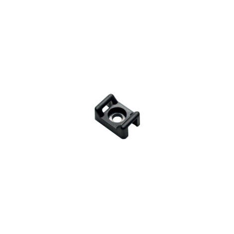 Suport plastic prindere coliere, NEGRU, 23x16x10 mm, 100 buc TAC-2-B