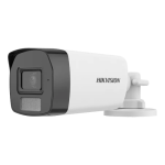 Dual Light - Camera analog 2MP, lentila 2.8mm, IR 40m, WL 40m, TVI/AHD/CVI/CVBS, Mic. - HIKVISION DS-2CE17D0T-LFS-2.8mm
