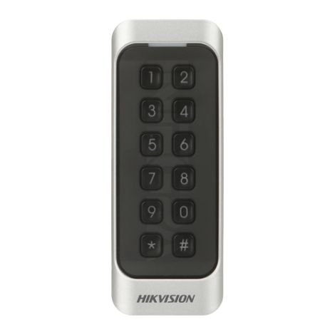 Cititor card MIFARE 13.56MHz cu tastatura integrata, 32bit - HIKVISION DS-K1107AMK