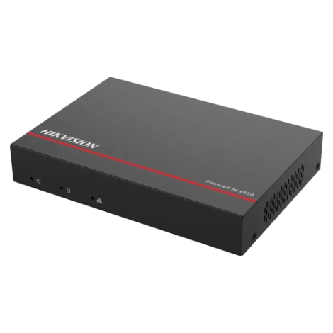 NVR 4 canale 4MP, 4 porturi PoE, SSD 1 TB - HIKVISION DS-E04NI-Q1-4P1T