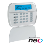 Tastatura LCD alfanumerica, wireless, 128 zone, SERIA NEO - DSC HS2LCDWF8EE3