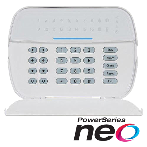 Tastatura LED, cablata, 16 zone, SERIA NEO - DSC HS2LEDE1