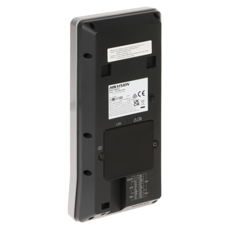 Videointerfon TCP/IP, 4.3' touch screen, camera 2x2MP,  recunoastere faciala/Card/PIN/QR, PoE, IK08 - HIKVISION DS-KV9503-WBE1 - imagine 3