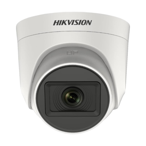 Camera Analog 5MP, lentila 2.8mm, IR 20m, AHD,TVI,CVI,CVBS, Mic - HIKVISION DS-2CE76H0T-ITPFS-2.8mm