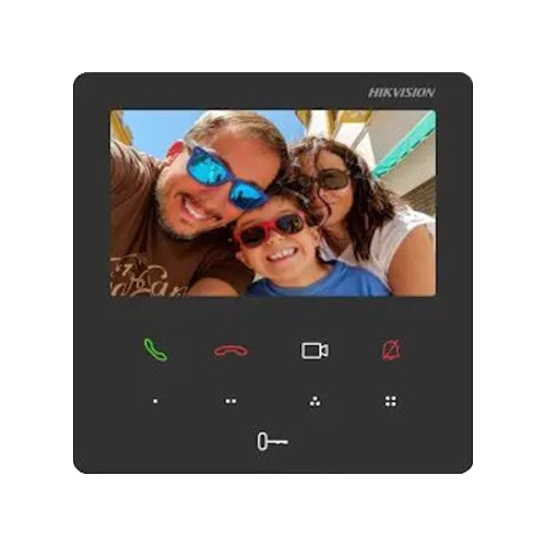 Monitor videointerfon TCP/IP, TFT LCD 4.3 inch touch screen 9 butoane, PoE, WiFi - HIKVISION DS-KH6110-WE1