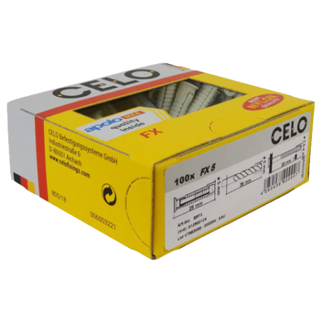 Diblu universal nylon M6x30 FX (100 buc.) - CELO 96FX - imagine 3