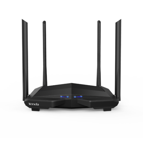 Router WiFi 5, DualBand 2.4/5GHz, 300+867Mbps, 4x6dBi, 4 porturi Gigabit - TENDA TND-AC10-V30 - imagine 2