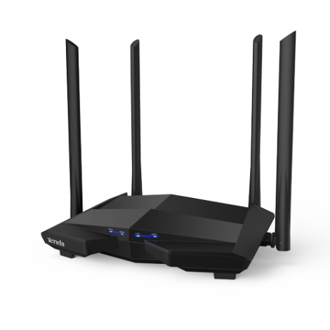 Router WiFi 5, DualBand 2.4/5GHz, 300+867Mbps, 4x6dBi, 4 porturi Gigabit - TENDA TND-AC10-V30 - imagine 3