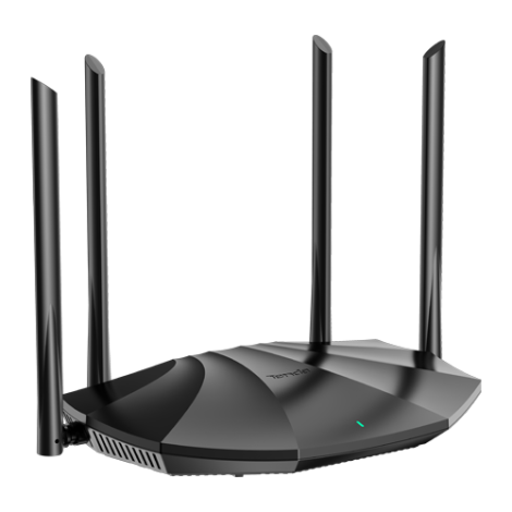 Router WiFi 6, DualBand 2.4Ghz/5GHz 300+1201Mbps, 4x6dBi, 4 porturi Gigabit - TENDA TND-RX2