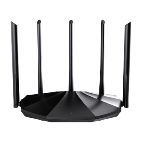 Router Wi-Fi 6, DualBand 2.4Ghz/5GHz, 300+1201Mbps, 5x6dBi, 4 porturi Gigabit - TENDA TND-RX2-PRO - imagine 2