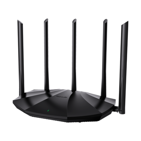 Router Wi-Fi 6, DualBand 2.4Ghz/5GHz, 300+1201Mbps, 5x6dBi, 4 porturi Gigabit - TENDA TND-RX2-PRO - imagine 3