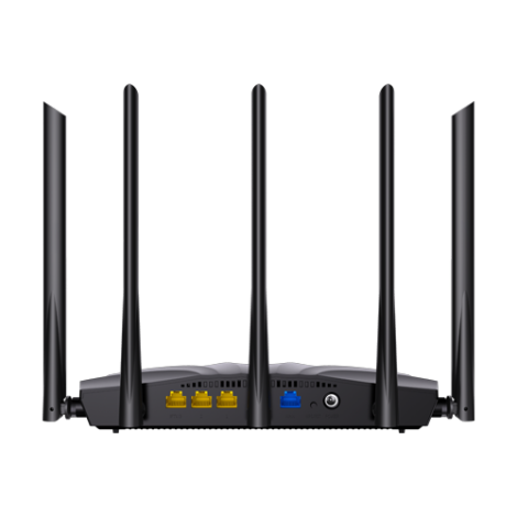 Router Wi-Fi 6, DualBand 2.4Ghz/5GHz, 300+1201Mbps, 5x6dBi, 4 porturi Gigabit - TENDA TND-RX2-PRO - imagine 4