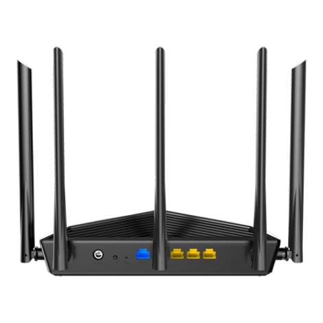 Router Wi-Fi 6e, AX5700 TriBand 2.4/5GHz/6GHz, 861+2402+2402 Mbps, 5x6dBi, 4 x Gigabit - TENDA TND-RX27-PRO - imagine 3