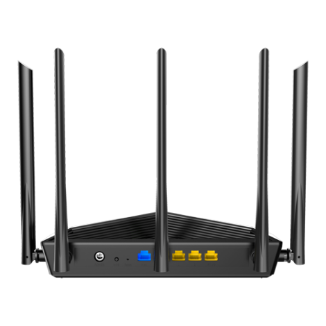 Router Wi-Fi 6e, AX5700 TriBand 2.4/5GHz/6GHz, 861+2402+2402 Mbps,  5x6dBi, 4 x Gigabit - TENDA TND-TX27-PRO - imagine 3