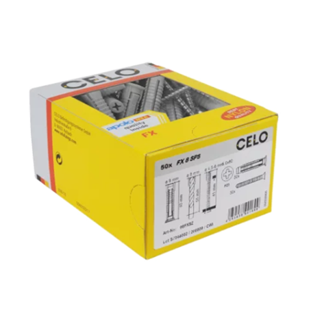 Diblu+holsurub M8x40 SPS FXSZ (50 buc.) - CELO 98FXSZ - imagine 4