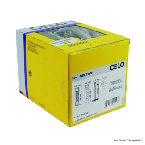 Diblu universal M8x49 cu guler + surub MZK (50 buc.) - CELO 98MZKSZ - imagine 3