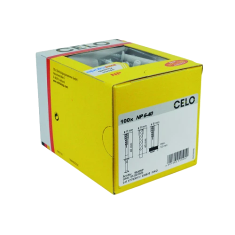 Diblu rapid cu surub 6x40 NP (100 buc.) - CELO 9640NP - imagine 3