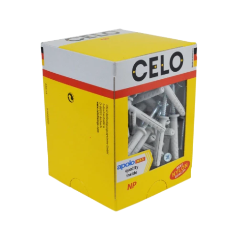 Diblu rapid cu surub 6x80 NP (50 buc.) - CELO 9680NP - imagine 2