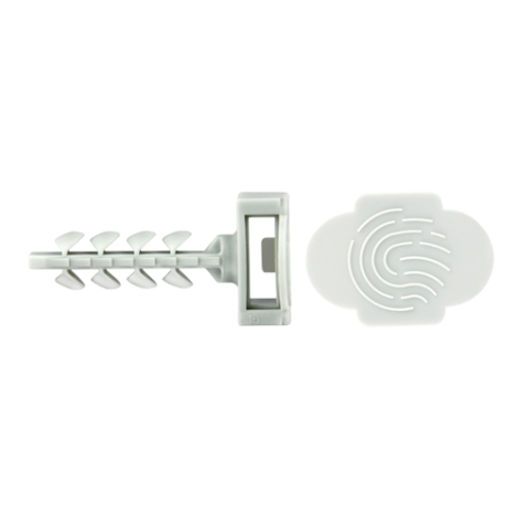 Diblu fixare colier Ã 6x30, cap mare gri in cutie plastic InsertFIX (125 buc.) CELO 96EXPIFB