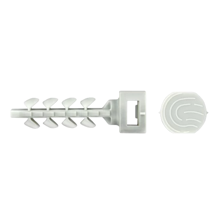 Diblu fixare colier Ã 6x30, cap mic gri in cutie plastic InsertFIX (250 buc.) - CELO 96EXPIFS