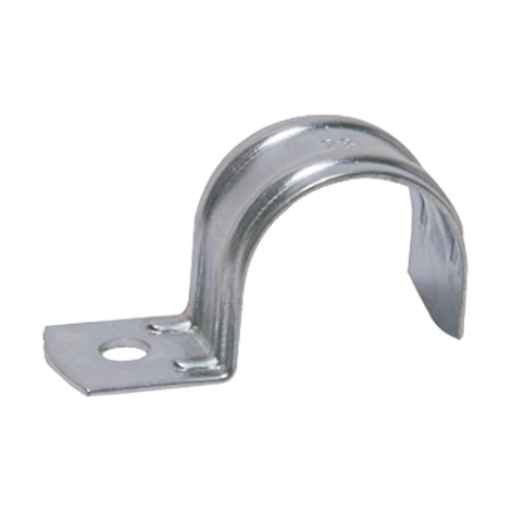 Clema metalica pentru cablu/tub 25mm, pregaurita (100 buc.) - CELO 925F