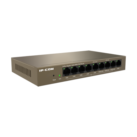 Router 8 porturi  Gigabit PoE+, 95W, 1 port RJ45, Management - IP-COM M20-8G-PoE - imagine 3