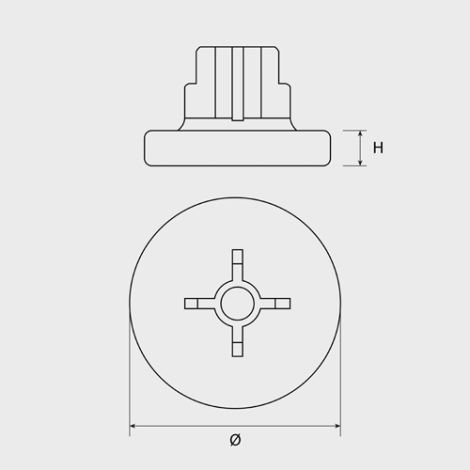Saiba plastic 16 mm pentru pistol Force ONE (100 buc.) - CELO 16AP - imagine 2