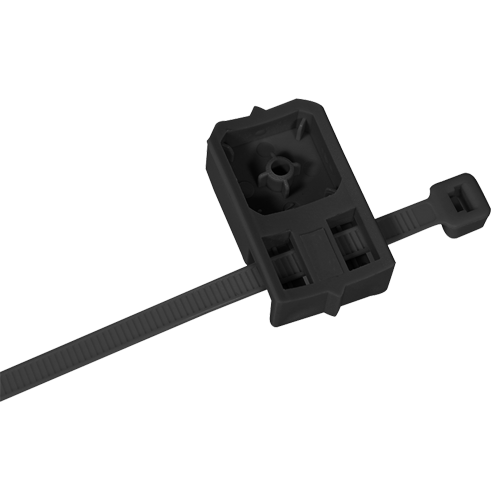 Suport cu brida plastic 4.8x286 mm TBBL negru (200 buc.) - CELO 94TBBL
