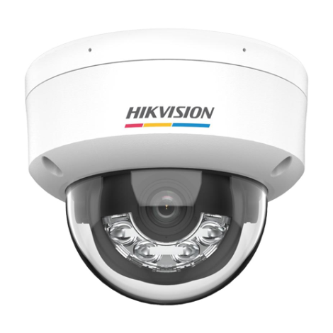 ColorVu, Dual Light - Camera IP, 6MP, lentila 2.8mm, IR 30m, WL 30m, Mic, PoE, IK08 - HIKVISION DS-2CD1167G2H-LIU-2.8mm - imagine 2
