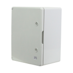 Cutie distributie IP65 din ABS gri, usa mata, placa metalica, 300x400x220 mm PP3005