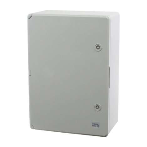 Cutie distributie IP65 din ABS gri, usa mata, placa metalica, 350x500x190 mm PP3006
