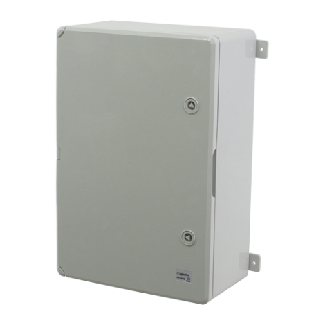 Cutie distributie IP65 din ABS gri, usa mata, placa metalica, 350x500x190 mm PP3006 - imagine 3