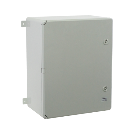 Cutie distributie IP65 din ABS gri, usa mata, placa metalica, 400x500x240 mm PP3007 - imagine 3