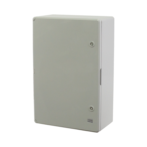 Cutie distributie IP65 din ABS gri, usa mata, placa metalica, 400x600x200 mm PP3008
