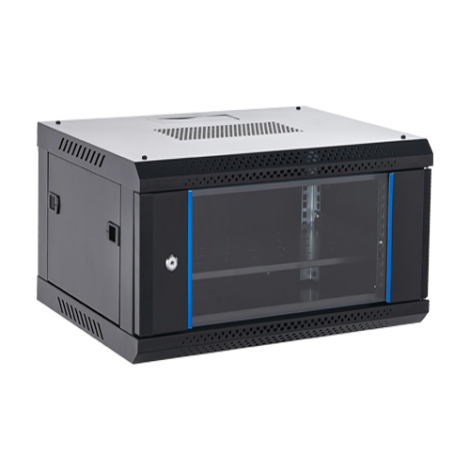 Rack perete 6U 19' 600x450, capacitate incarcare 60 Kg, negru - ASYTECH Networking ASY-6U-6045WL
