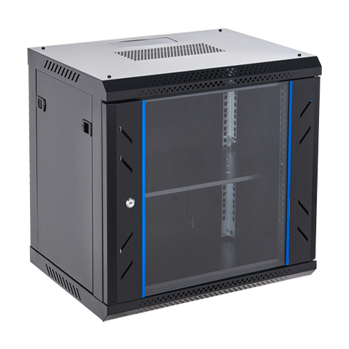 Rack perete 12U 19' 600x450, capacitate incarcare 60 Kg, negru - ASYTECH Networking ASY-12U-6045WL