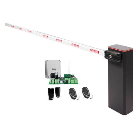 KIT complet bariera acces AUTO / 4 m, montaj universal ST/DR - MOTORLINE TURBO-4-KIT