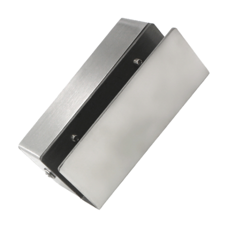 Suport din otel inox pt. montaj bolt CSL-39/40 in podea la usi din sticla CSL-U - imagine 4