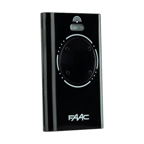 Telecomanda 4 canale, XT4, SLH LR, 433 MHz, negru - FAAC XT4SLH-LR-7870081