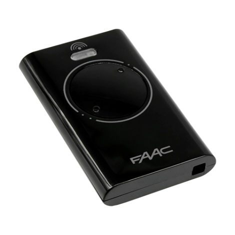 Telecomanda 2 canale, XT2, SLH LR, 433 MHz, negru - FAAC XT2SLH-LR-7870071