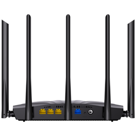 Router Wi-Fi 6, DualBand 2.4Ghz/5GHz, 300+1201Mbps, 5x6dBi, 4 porturi Gigabit - TENDA TND-TX2-PRO - imagine 4