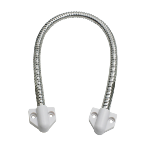 Set legatura flexibila din inox, capete din plastic vopsit alb,  400 x 6 mm CSL-400-2