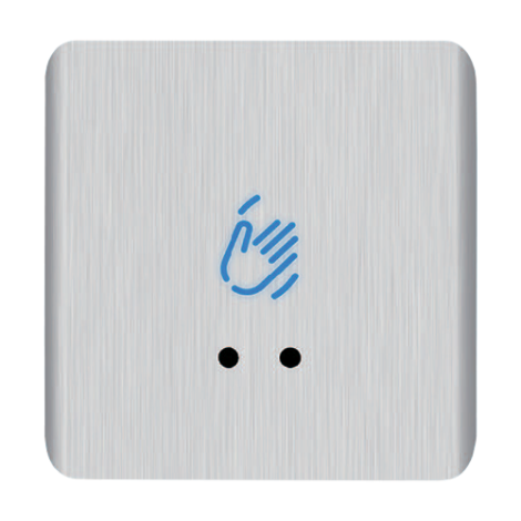 Buton de iesire Touchless ajustabil, aluminiu, argintiu, montaj aparent, IP66 CSB-20C30S-AL1